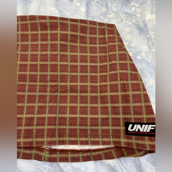 Unif plaid mini skirt - Picture 3 of 3